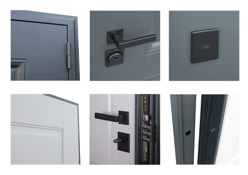 Входная дверь MRS-0086, серебро фото 4