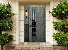 Входная дверь MRC-8616 бетон лофт графит LS 936-2 2 замка скрытые петли