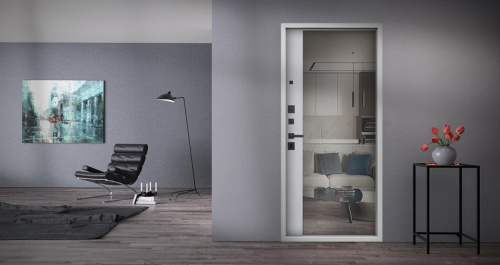 Входная дверь MRS-0045, серебро фото 17