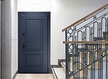 Входная дверь MRC-3326 темно-синий софт ZB 828-SFT 2 замка