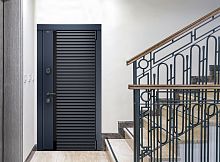 Входная дверь MRC-3027 темно-синий софт ZB 828-SFT 2 замка