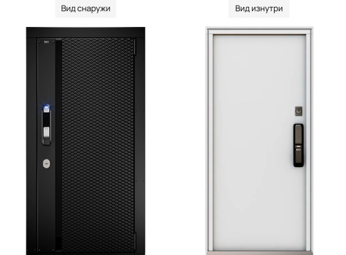 Входная дверь MRC-2120 биометрия черный RAL 9005 фото 2