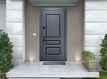 Входная дверь MRC-7425 серый RAL 7024 2 замка скрытые петли