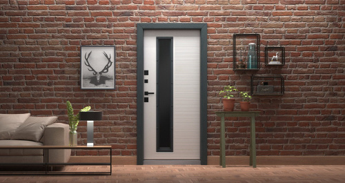 Входная дверь MRS-0024, серый фото 12