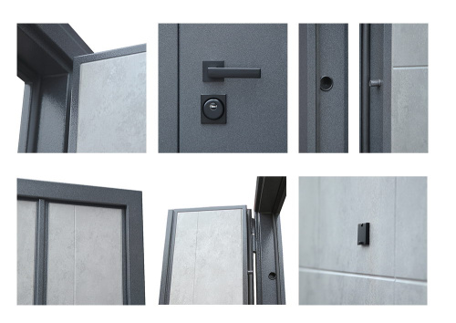 Входная дверь MRS-0088, черный фото 3