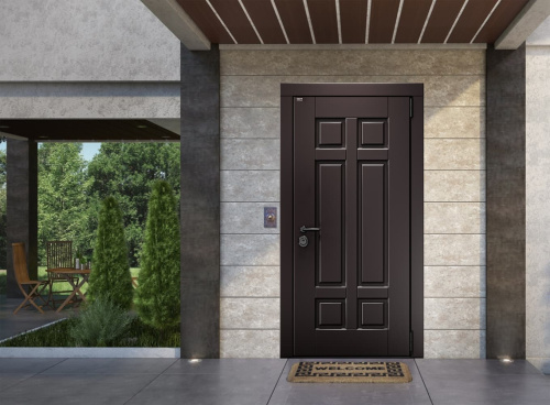 Входная дверь MRC-1516 коричневый RAL 8019