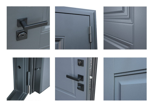 Входная дверь MRS-0086, серебро фото 13