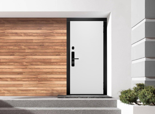 Входная дверь MRC-0018 биометрия белый RAL 9003