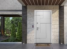 Входная дверь MRC-0713 белый RAL 9003 2 замка скрытые петли