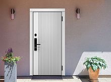 Входная дверь MRC-8013 биометрия белый RAL 9003