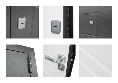 Входная дверь MRS-0034, графит фото 3