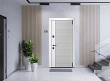 Входная дверь MRC-10411 белый RAL 9003 2 замка