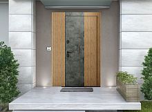 Входная дверь MRC-6015 бетон лофт графит LS 936-2 2 замка скрытые петли