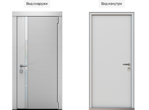 Входная дверь MRC-3010 белый RAL 9003 фото 2