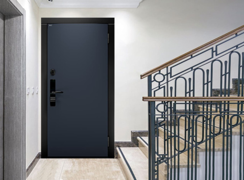 Входная дверь MRC-0022 биометрия серый RAL 7024