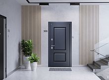 Входная дверь MRC-1424 темно-синий софт ZB 828-SFT 2 замка скрытые петли