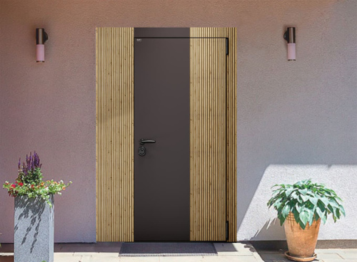 Входная дверь MRC-6017 коричневый RAL 8019