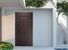 Входная дверь MRC-3318 коричневый RAL 8019 2 замка скрытые петли