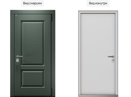 Входная дверь MRC-1413 олива софт ZB 823-SFT фото 2