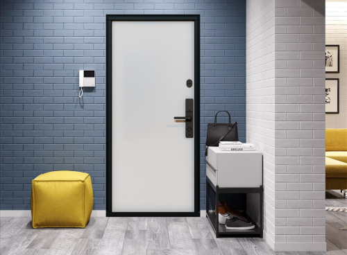 Входная дверь MRC-0018 биометрия белый RAL 9003 фото 3