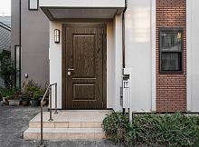 Входная дверь MRC-1416 орех NY классический LW 667-SFT