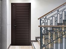 Входная дверь MRC-7117 коричневый RAL 8019 2 замка