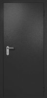 Однопольная противопожарная дверь EI-60 черная RAL 9004 ДМП-01-624
