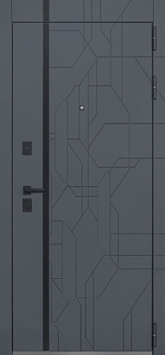 Входная дверь MRS-0013 с терморазрывом, графит