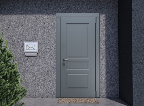 Входная дверь MRC-0423 серый RAL 7024