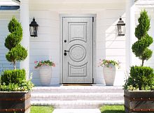 Входная дверь MRC-3235 ясень Альберо Браш Грей ZB-507-2  2 замка