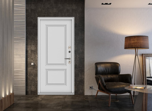 Входная дверь MRC-1426 черный RAL 9005 2 замка фото 3