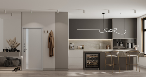 Входная дверь MRS-0082 с терморазрывом, зеленый фото 12