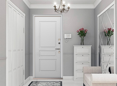 Входная дверь MRC-0430 черный RAL 9005 2 замка фото 3