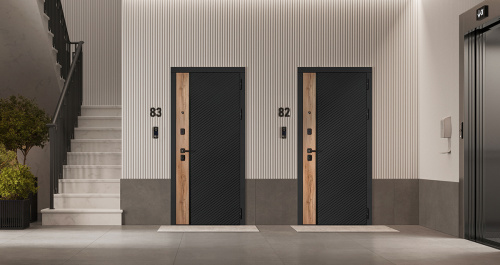 Входная дверь MRS-0081 с терморазрывом, зеленый фото 11