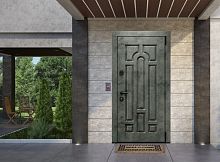 Входная дверь MRC-1714 бетон лофт графит LS 936-2 2 замка