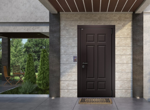 Входная дверь MRC-1113 коричневый RAL 8019