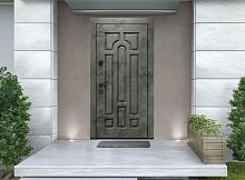 Входная дверь MRC-1715 бетон лофт графит LS 936-2 2 замка скрытые петли