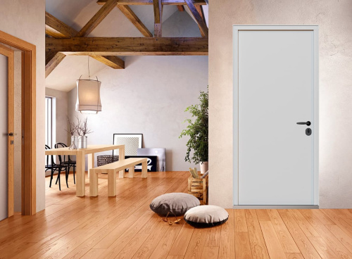 Входная дверь MRC-5019 серый RAL 7024 фото 3