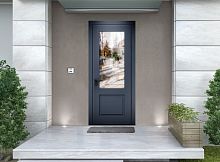 Входная дверь MRC-10511 серый RAL 7024 скрытые петли