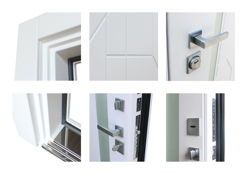 Входная дверь MRS-0082 с терморазрывом, зеленый фото 3