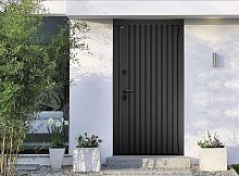 Входная дверь MRC-5023 черный RAL 9005 2 замка