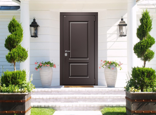 Входная дверь MRC-1410 коричневый RAL 8019