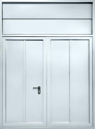 Распашные противопожарные ворота ei-60 с глухой вставкой сверху ПВ-480 фото 2 Распашные противопожарные ворота ei-60 с глухой вставкой сверху ПВ-480 фото 2