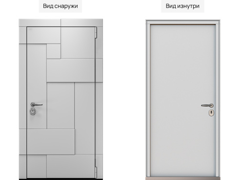 Входная дверь MRC-0710 белый RAL 9003 фото 2