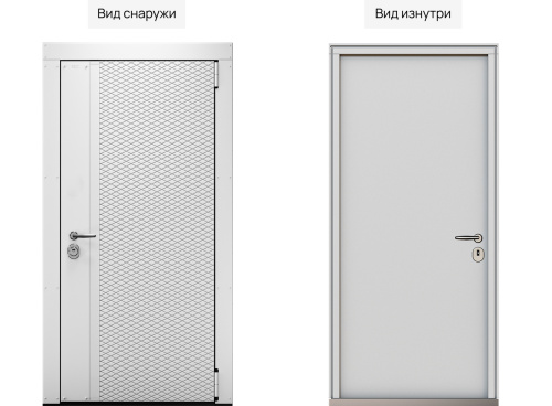 Входная дверь MRC-2110 белый RAL 9003 фото 2