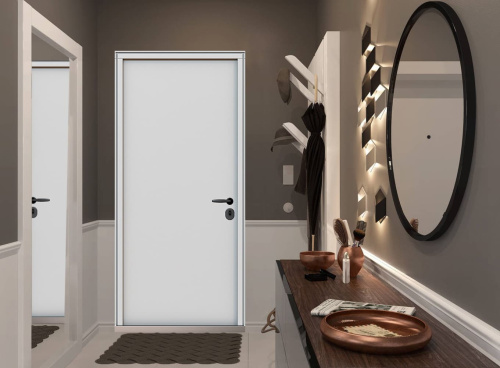 Входная дверь MRC-8014 коричневый RAL 8019 фото 3