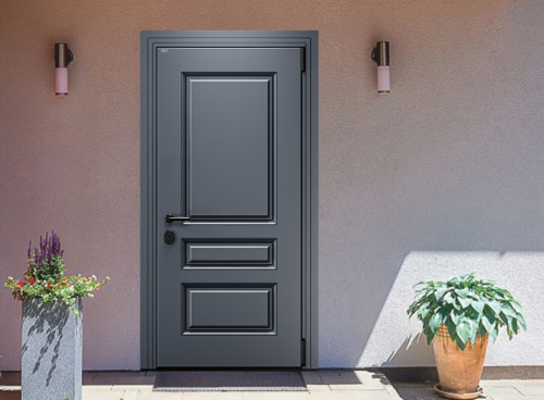 Входная дверь MRC-7423 серый RAL 7024