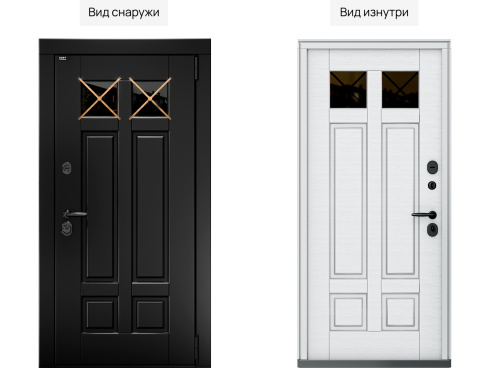 Входная дверь MRC-8739 черный RAL 9005  2 замка фото 2