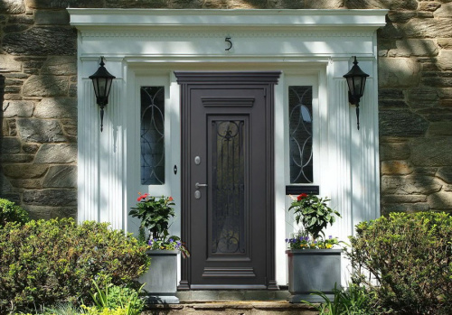 Входная дверь MRS-0015 с терморазрывом, графит фото 5