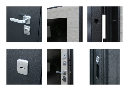 Входная дверь MRS-0017, серый фото 3